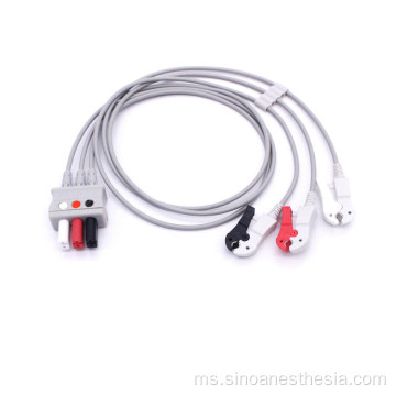 ECG Trunk Cable 5Lead Snap ECG Lead wayar